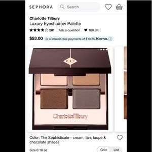 Charlotte Tilbury The Sophisticate Luxury Palette